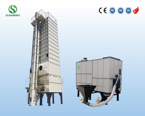 30T SS Mixed Flow Dryer Maszyna do przetwarzania ryżu dla zakładów mielenia ryżu